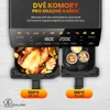 Extralink Air Fryer Dual Basket 10 l horkovzdušná fritéza Náhled obrázku produktu 7