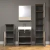 CALICOSY - Meuble sous vasque sur roulettes 2 portes L60 cm Voir les images du produit 9