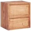 vidaXL Nachttisch mit 3 Schubladen 35x25x35 cm Altholz Produktbild-Vorschau 4