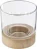 Set aus 3 Windlichtern "Sommer" - Glas und Holz - Produktbild-Vorschau 6