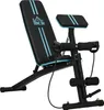 HOMCOM Banc de musculation pliable inclinable, banc Voir les images du produit 1