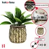 KOTARBAU® Keramik-Blumentopf ⌀ 145 mm Übertopf Dunkel mit Produktbild-Vorschau 5