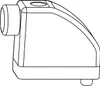 MACO HS Anschlagpuffer, Flügelabstand 28 mm, silber Produktbild-Vorschau 1