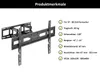 TV Wandhalterung für 37-80 Zoll Fernseher | Monitor Wand Produktbild-Vorschau 2