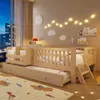Lit d'enfant Merax 90 x 200 cm, lit plateforme avec lit Voir les images du produit 3