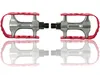 XERAMA Pedali MTB/City Bike Asse Alu CR-Mo - Rosso Anteprima dell’immagine prodotto 3