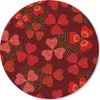 MuchoWow® Mauspad Mousepad Muster - Klee - Rot 40x40 cm - Produktbild-Vorschau 1