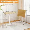 COSTWAY Beistelltisch höhenverstellbar, Pflegetisch mit Produktbild-Vorschau 3