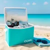 com-four® 2x Kühltasche 4 L / 10 L - faltbare Produktbild-Vorschau 4