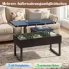 COSTWAY Couchtisch Höhenverstellbar, 3 in 1 Wohnzimmertisch Produktbild-Vorschau 5