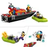 LEGO 60373 City Feuerwehrboot, Spielzeug, das im Wasser Produktbild-Vorschau 10