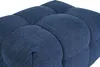 Miliboo - Design-Fußhocker aus dunkelblauem strukturiertem Produktbild-Vorschau 4