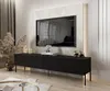 RTV Schrank COLETTE II 175 cm Schwarz / Schwarz matt mit Produktbild-Vorschau 1