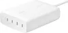 A white Belkin power adapter with two outlets is shown on a white background. Voir les images du produit