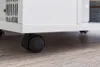FineBuy Regal Weiß 60x35x75 cm Regalwagen mit Rollen Holz Produktbild-Vorschau 6