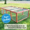 zooprinz Auslaufgehege Rabbit Run | Braun | 100x48x181cm Produktbild-Vorschau 5