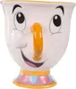 A close-up, front-facing view of a ceramic mug designed to look like the character Chip from Disney's Beauty and the Beast. Anteprima dell’immagine prodotto