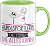 Hundesportlerin Geschenk Tasse Becher Die Frau Die Allen Produktbild-Vorschau 1