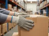 Baumwoll-Arbeitshandschuhe Herren mit PVC-Noppen, weiß, 1 Produktbild-Vorschau 3
