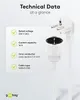 Goobay 93091 Prolunga contatto di terra, 2 m, bianco, 2 m - Anteprima dell’immagine prodotto 4