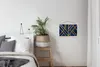 MuchoWow® Textilposter Gold - Blau - Muster 60x40 cm mit Produktbild-Vorschau 3