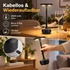 2er Set Kabellose Dimmbare LED Akku Tischleuchten, Touch Produktbild-Vorschau 3