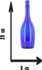 BELLEROFONTE Bottiglia di vetro blu per acqua 750 ml con Anteprima dell’immagine prodotto 4