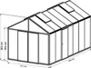 GFP Serre Asteria 25 Premium 311x534 cm Panneaux double Voir les images du produit 2