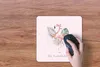 MuchoWow® Mauspad Mousepad Flamingo - Blumen - Blätter - Produktbild-Vorschau 3