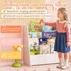 COSTWAY Scaffale per bambini con 4 ripiani, libreria per Anteprima dell’immagine prodotto 5