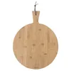 KINGHOFF KH-1673 Pizza-Servierbrett aus Bambus, 30 cm Produktbild-Vorschau 1