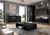Stolik kawowy RAVENNA B 90x60 cm rama BLACK MATT / CZARNY Podgląd zdjęcia produktu 3
