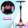 Apollo Kinderscooter KidsPro4 LED Roller - Pink Produktbild-Vorschau 4