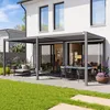 PRIMEYARD Pergola 3x6 m poteaux en aluminium avec lames Voir les images du produit 3