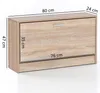 Schuhkipper WL5.270 Modern 80 x 47 x 24 cm Holz Schuhregal Produktbild-Vorschau 11