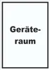 Geräteraum Schild mit Text Schuppen hochkant A6 (105x148mm) Produktbild-Vorschau 1