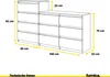 FURNICA - GABRIEL - Commode / Sideboard avec 10 tiroirs Voir les images du produit 6