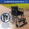 Fauteuil roulant pliable Denver de Mobiclinic, hauteur Voir les images du produit 6