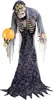 Animatronic Skelett Sensenmann mit Kürbis für Halloween, Produktbild-Vorschau 3