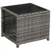 The Living Store 3-tlg. Bistro-Set mit Auflagen Poly Rattan Produktbild-Vorschau 4