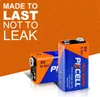 PKCELL 1er 6LR61 Batterien 9V 980 mAh Alkaline-Plus Alkali Produktbild-Vorschau 2