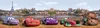 Carta da parati autoadesiva Disney Cars rosso, viola e Anteprima dell’immagine prodotto 1