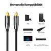 Toslink Premium nylon cable / black / - 0.5m Produktbild-Vorschau 3