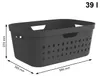 Rotho 1050808853WS, 39 L, Obdĺžnikový, Plast, Antracit, Náhľad obrázku produktu 10