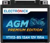 Batteria per moto Electronicx YTX12-BS AGM 12 V 12 Ah ▶ Anteprima dell’immagine prodotto 1