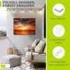 ARTland Wandbild Alu für Innen & Outdoor Sonnenuntergang am Produktbild-Vorschau 2
