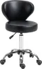 HOMCOM Rollhocker höhenverstellbar Drehhocker drehbar Salon Produktbild-Vorschau 9