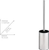 WENKO Set WC in acciaio inox spazzole per WC Porta WC Anteprima dell’immagine prodotto 2