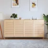 vidaXL Šatníkové dvere žalúziový dizajn 4 ks 99,3x59,4 cm Náhľad obrázku produktu 2
