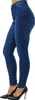 Tazzio Damen Skinny Fit High Waist Jeans F101 (Dunkelblau, Produktbild-Vorschau 4